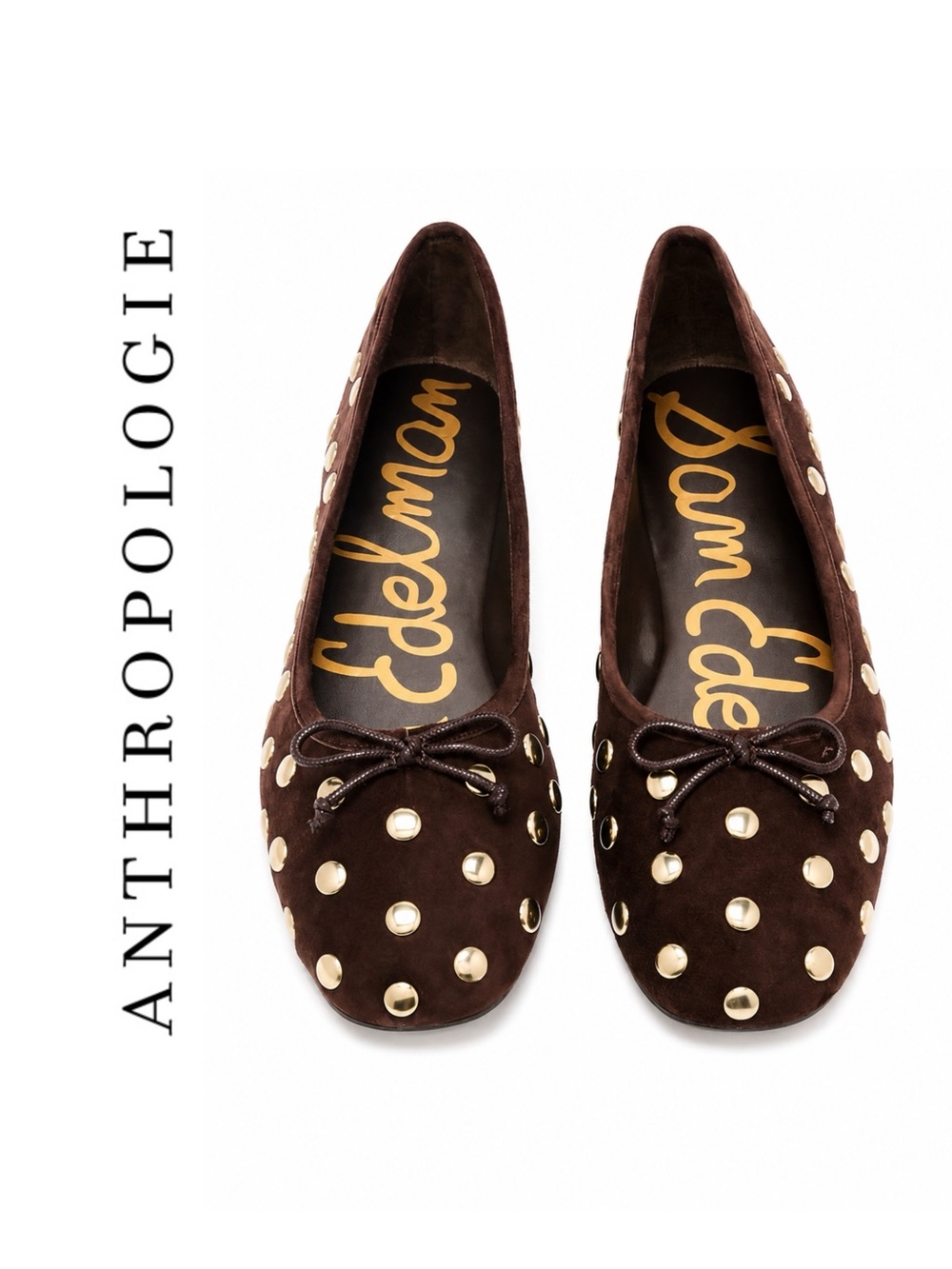 Anthropologie Sam Edelman Alie Studded Ballet Flats